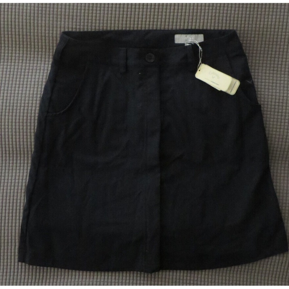 Womens Callaway Black Golf Skirt MSRP $59.00 Size 4 NWT